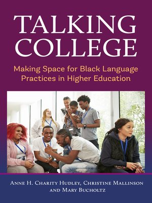cover image of Talking College